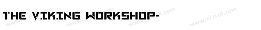 THE VIKING WORKSHOP字体转换